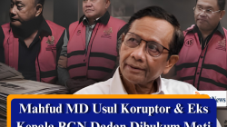 Kesal Blak-blakan, Mahfud MD Usul Koruptor & Eks Kepala BGN Dadan Dihukum Mati