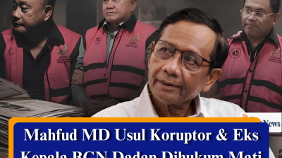 Kesal Blak-blakan, Mahfud MD Usul Koruptor & Eks Kepala BGN Dadan Dihukum Mati