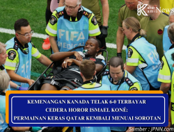 KEMENANGAN KANADA TELAK 6-0 TERBAYAR CEDERA HOROR ISMAEL KONÉ: PERMAINAN KERAS QATAR KEMBALI MENUAI SOROTAN