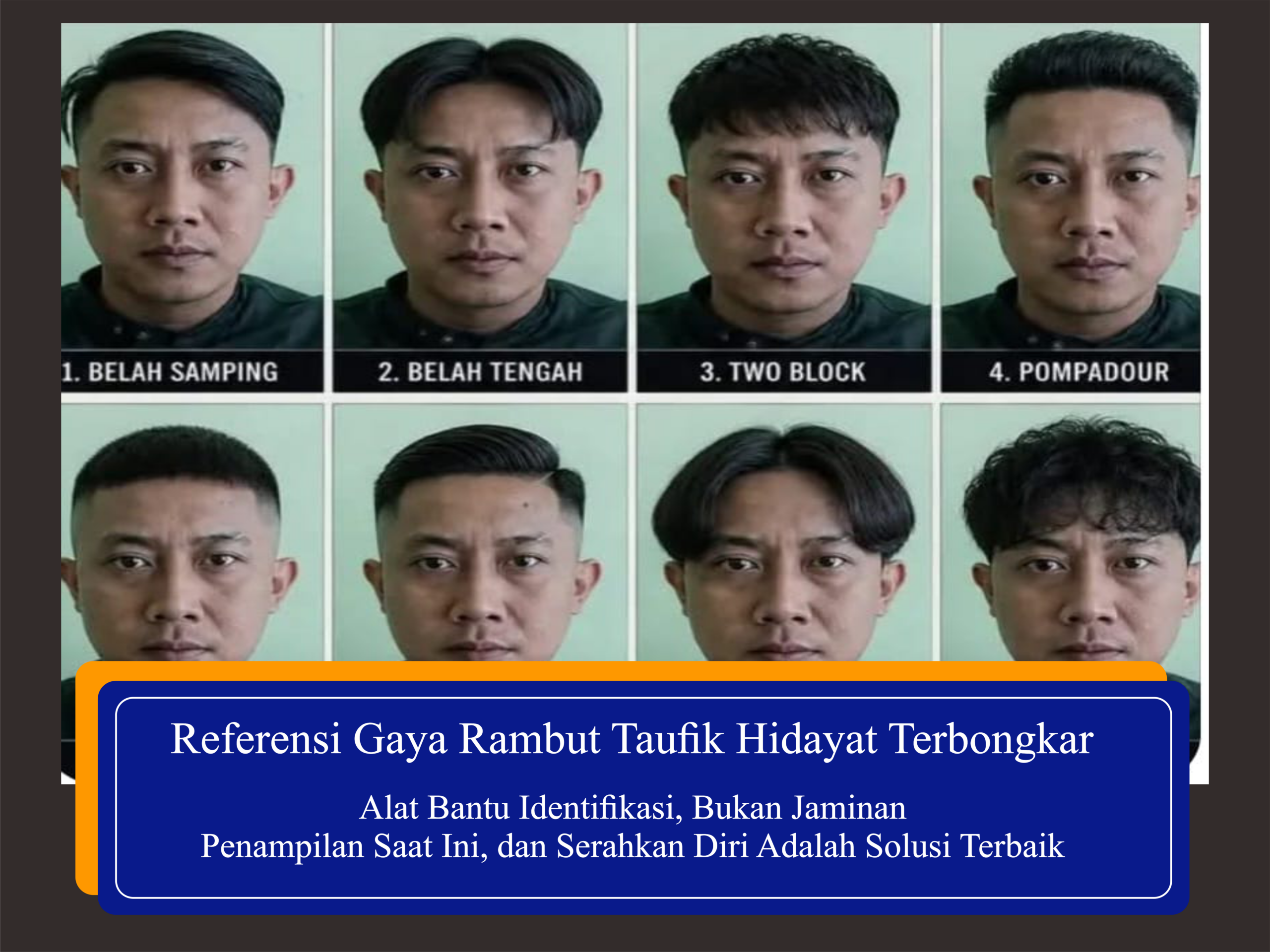 Referensi Gaya Rambut Taufik Hidayat Terbongkar