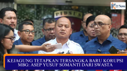 KEJAGUNG TETAPKAN TERSANGKA BARU KORUPSI MBG: ASEP YUSUF SOMANTI DARI SWASTA