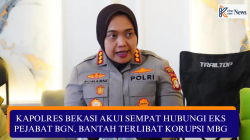 KAPOLRES BEKASI AKUI SEMPAT HUBUNGI EKS PEJABAT BGN, BANTAH TERLIBAT KORUPSI MBG