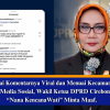 Usai Komentarnya Viral dan Menuai Kecaman di Media Sosial, Wakil Ketua DPRD Cirebon Minta Maaf