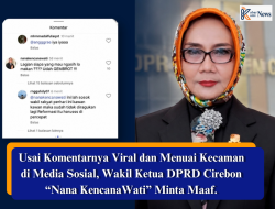Usai Komentarnya Viral dan Menuai Kecaman di Media Sosial, Wakil Ketua DPRD Cirebon Minta Maaf
